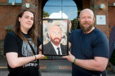Weston Park welcomes talented Telford College artists for summer portrait exhibition